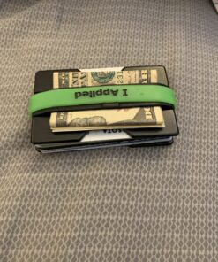 Radix One Slim Wallet - Minimalist Ultralight Polycarbonate Money Clip Black/Black 42 C15r3zzn0tS