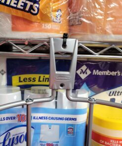 Rubbermaid Garage FastTrack Vertical Ball Rack, Satin Nickel, Wall Mounted Storage System, Holds up to 50 pounds, for Home/Garage 48 C15uBtiY 0S