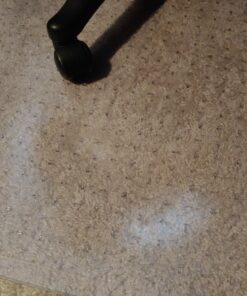 ES Robbins EverLife Anchor Bar Lipped Vinyl Chair Mat for High Pile Carpet, 45 by 53-Inch, Clear 19 C168u6OuBOS