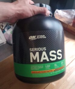 Optimum Nutrition Serious Mass, Weight Gainer Protein Powder, with Added Immune Support, Chocolate Peanut Butter, 6 Pound (Packaging May Vary) 6 Pound (Pack of 1) 29 C16pnX4JpdS