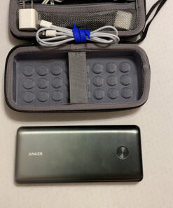 co2CREA Hard Case Replacement for Anker 537 Power Bank PowerCore+ 26800mAh PD Portable Charger 26800mAh External Battery mesh bag with zipper 35 C1795Z6 iS