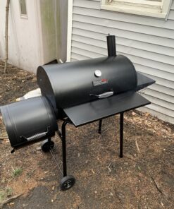 Royal Gourmet CC1830S 30" BBQ Charcoal Grill and Offset Smoker | 811 Square Inch cooking surface, Outdoor for Camping | Black Grill & Smoker 53 C17JYYvsPHS 1