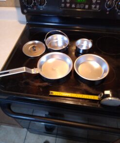 Coleman Camping Cookware | 5-Piece Aluminum Nesting Mess Kit 24 C18A3mgvt3S
