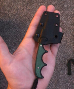 COLUMBIA RIVER KNIFE & TOOL CRKT Minimalist Tanto Neck Knife: Compact Fixed Blade Knife, Folts Utility Knife with Bead Blast Blade, Resin Infused Fiber Handle, and Sheath 2386 27 C18Rv9whZRS 1