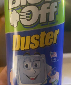 Blow Off Air Duster Can with Nozzle, 10 oz., Blue/Green - 9962 12 C18aVvmwisS