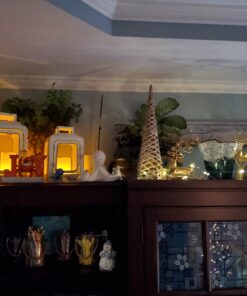 LED Lytes Timer Remote Control Flameless Candle Set, 3 Flickering Candles, 3 in Wide by 4, 5, 6 in Tall, Real Ivory Wax and Amber Flame, Home Decor, Large Battery Powered for Gifts for Mom Round Ivory Wax and Amber Flame 45 C18nRRBNujS