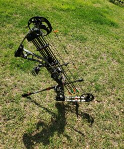 TRUGLO Bow Jack Lightweight Durable Portable Folding Bow Stand for Bowhunting w/Integrated Finger Tabs & Overmolded Rubber Grips Standard Leg (7.5 in); Standard Limb (2.75 in) 45 C19QEnVE6S