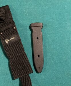 Reapr 11002 Tac Boot Knife, 4.75 Inch Double Edge Self Defense Knife for EDC | Use as Ankle Knife, Belt Knife or Over Shoulder Carry | 4.25" Hi Grip Handle | Nylon Web Sheath with Abs Insert 34 C19mfgcqyIS