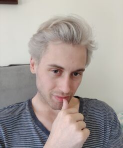 MANIC PANIC Virgin Snow Hair Toner - Classic High Voltage - Semi Permanent Blue Toner for Blonde, Bleached, Brassiness Orange Hair & Brassy Tones - Vegan, PPD & Ammonia-Free 31 C19ph7z0auS 2