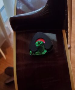 Guitar Picks & Guitar Pick Holder Easy to Paste on the Guitar Suitable for Acoustic Guitar Electric Guitar Bass Ukulele - Stick-on Holder + 10 Guitar Picks(Black Holder) 31 C1AUujC1ctS