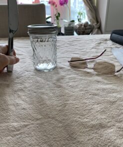 VERONES Mason Jars 8 OZ, 8 OZ Canning Jars Jelly Jars With Regular Lids, Ideal for Jam, Honey, Wedding Favors, Shower Favors, 15 PACK Diamond-15pack-8oz 38 C1AWENsayS