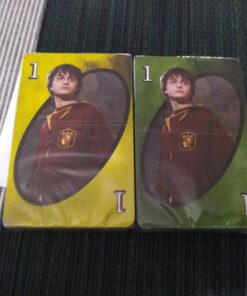Mattel Games UNO Harry Potter Card Game Movie-Themed Collectors Deck of 112 Cards with Hogwarts Character Images, Gift for Fans Ages 7 Years Old & Up First Edition 49 C1B2f8HHVTS