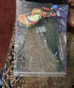 Teenitor 40 Pcs Butterfly Stakes, 5 Different Size Garden Ornaments Patio Decor Butterfly Party Supplies Outdoor Yard Stakes Decorative 1 1.7/2.7/3.5/4.8/5.9inch 45 C1BKj3FXS