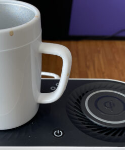 Nomodo Trio Wireless Qi-Certified Fast Charger with Mug Warmer/Drink Cooler Nomodo Trio 43 C1Brki ccDS