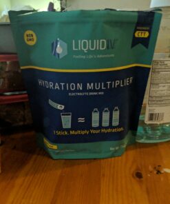 Liquid I.V. Hydration Multiplier - Lemon Lime - Powder Packets | Electrolyte Drink Mix | Easy Open Single-Serving | Non-GMO | 16 Stick 16 Servings (Pack of 16) 38 C1BryVqp5S
