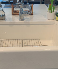 KOHLER 6639-ST Whitehaven Bottom Basin Rack, Steel Sink Racks for 36" Whitehaven Sink, Includes Left and Right Racks, Stainless Steel one-size 33 C1CSxe2NhoS