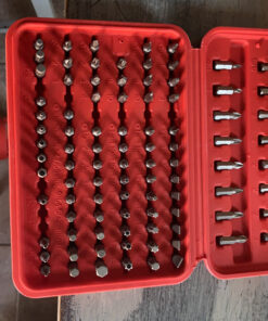 NEIKO 10048A Security Bit Set 100-Piece Set Cr-V Steel 1/4-inch Adapters Phillips Slotted Hex Torx Star Tamperproof Pozi Square Spanner Torque Tri-Wing Clutch Spline Screwdriver Bit 100 Piece 44 C1ClwkcnmQS