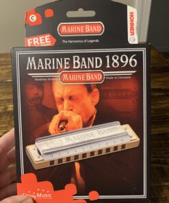 Hohner 1896BX Marine Band Harmonica, Key of C 28 C1ESnyXIS