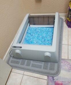 PetSafe Official ScoopFree Complete Reusable Tray - Includes 4.3 lb of Premium Blue Crystal Litter - Compatible with All ScoopFree Complete Automatic Self Cleaning Litter Box System 37 C1EZfAOITaS