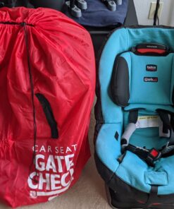 J.L. Childress Gate Check Bag - Air Travel Bag - Fits Convertible Car Seats, Infant carriers & Booster Seats, Red 42 C1FzxiRURbS