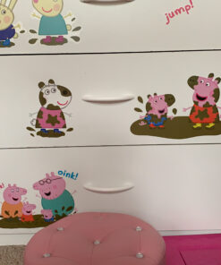 RoomMates RMK3183SCS Peppa The Pig Peel and Stick Wall Decals 70 C1GDtC2TtMS