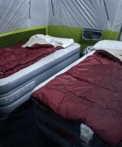 CORE 12 Person Instant Cabin Tent | 3 Room Huge Tent for Family with Storage Pockets for Camping Accessories | Portable Large Pop Up Tent for 2 Minute Camp Setup Green 36 C1GRAz5hKzS