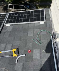 Renogy 2 Sets Solar Panel Mounting Z Brackets Lightweight Aluminum Corrosion-Free Construction for RVs, Trailers, Boats, Yachts, Wall and Other Off Gird Roof Installation, 2 Count 2 Sets Z Bracket 27 C1GyVWqHGdS