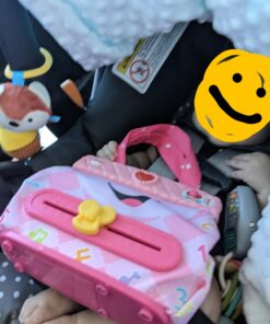 Fisher-Price Smart Purse Learning Toy with Lights Music and Smart Stages Educational Content for Babies and Toddlers, Pink 35 C1HDchv3OS