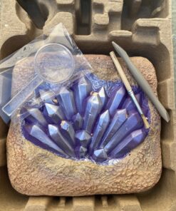 NATIONAL GEOGRAPHIC Mega Gemstone Dig Kit – Dig Up 15 Real Gemstones and Crystals, Science/Mining Kit for Kids, Gift for Girls and Boys, Rock Collection (Amazon Exclusive) 41 C1HMhql7dwS