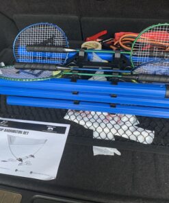 EastPoint Sports Easy Setup Badminton Set - Backyard Outdoor Game for Family Fun - Includes 2 Racket & 2 Shuttlecocks 51 C1I6693C4qS