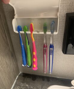 Eslite Toothbrush Holder with Cover (Ivory White) 44 C1K7mpgX KS