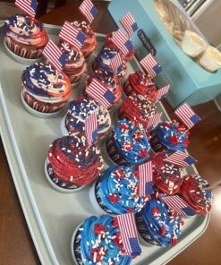 Beistle United States Of America Flag Food Picks 50 Piece Patriotic Party Supplies USA 4th Of July Decorations Labor Day Tableware, Red/White/Blue, 2.5" 2.5" 35 C1KmLywPUlS