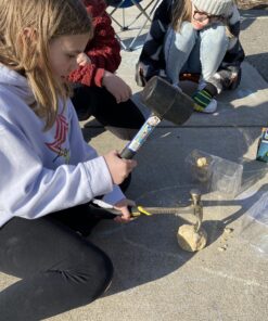 Break Open 2 Jumbo Geodes– Break Your Own Large Geode with Crystals, Earth Science Kit for Kids to Learn Geology, Gifts for Rock Collectors, Cool Rocks for Boys and Girls 41 C1L0coRUcqS