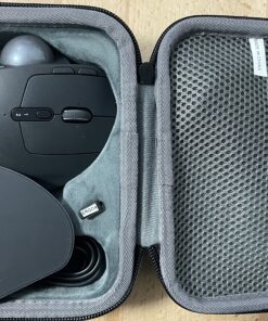 co2CREA Hard Case Replacement for Logitech MX Ergo Logitech MX Ergo Plus Wireless Trackball Mouse and Accessories Case for MX Ergo Plus & Accessories 36 C1L2 AOZaS
