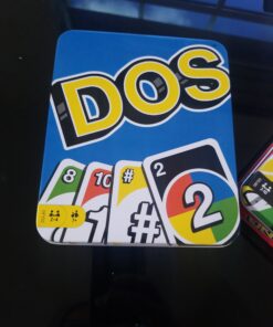 Mattel Games Dos Card Game for Kids, Adults and Game Night in a Portable and Collectible Storage Tin for 2-4 Players 19 C1L3ZeUDEGS