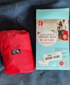 J.L. Childress Gate Check Bag - Air Travel Bag - Fits Convertible Car Seats, Infant carriers & Booster Seats, Red 44 C1LBJ9 vGgS