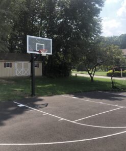 Ronan Sports Complete Easy Court Basketball Stencil Kit | Includes Spray Paint & Spray Box | Made in USA White 42 C1LSCJxbNiS