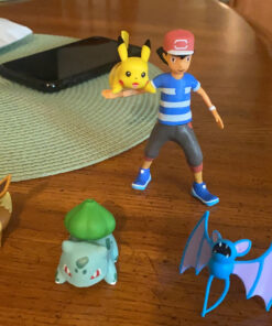 Pokémon Battle Figure Multi Pack Toy Set with Launching Action - Generation 1 - Includes Ash, Pikachu, Eevee, Bulbasaur, Ditto & Zubat - 6 Pieces - Ages 4+ 24 C1LUFdoGZCS