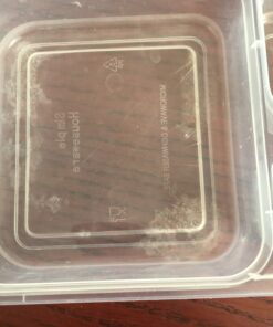 6 Pack - SimpleHouseware Color Reusable 3-Compartment Meal Prep Container Boxes (36 ounces) 6 Pack 35 C1M0MBlvIyS