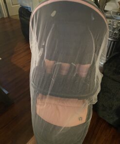 Stroller Mosquito Net for Baby - Durable, Simple Setup System - Extra Fine Holes to Protect Against Mosquitos and Wasps - no Harmful Chemicals - Perfect Fit for Stroller Net, for Car Seats & Carriers 27 C1MiaDvKbqS 1