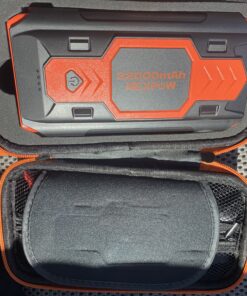 NEXPOW Battery Jump Starter 2500A Car Jump Starter (up to 8.0L Gas/8L Diesel Engines) 12V Car Battery Booster Pack with USB Quick Charge 3.0 and 4 LED Modes Red Blue Warning 35 C1MwYgvlZHS