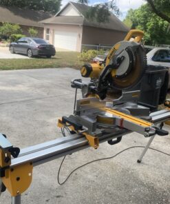 DEWALT Miter Saw, 12 Inch, 15 Amp, 3,800 RPM, Double Bevel Capacity, With Sliding Compound, Corded (DWS780) 52 C1NdT8zgYlS