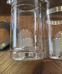 GROSCHE Borosilicate 3.3 Glass Universal Replacement Beaker for French Press Coffee and Tea Makers - Enhanced Coffee and Tea Brewing Experience (34.oz - Medium) 1000 ml / 34 oz / Medium 40 C1OcTQlOzS