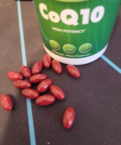 Purely Holistic CoQ10 100mg - 240 SoftGels - 8 Month Supply - Ubiquinone Coenzyme Q10 Supplement - with Organic Olive Oil - Soy Free Co Q 10 - Made in The USA 41 C1OxSSqk6VS