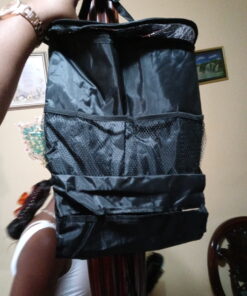 KAFEEK Car Seat Organizer/Auto Seat Back Organizer/Multi-Pocket Travel Insulated Drinks Holder Cooler/Storage Bag Cool Wrap Bottle Bag with Mesh Pockets(Heat-Preservation) 1-Pack 32 C1P95K56TiS