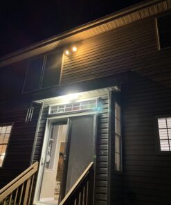 Amico LED Flood Lights Outdoor 3500LM Security Light, 30W Bright Outdoor Flood Light, 5000K Daylight White, IP65 Waterproof 3 Adjustable Heads for Garage, Backyard, Patio, Garden, Porch&Stair(White) 1 Pack 36 C1PI4M7FA6S 1