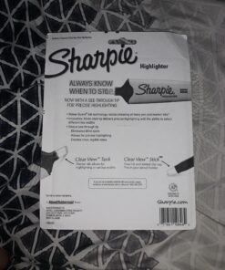 SHARPIE Highlighter, Clear View Highlighter with See-Through Chisel Tip, Stick Highlighter, Assorted, 8 Count 8 Count (Pack of 1) 55 C1PO3P7nCPS