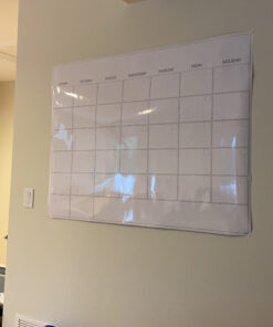 Large Dry Erase Wall Calendar - Not Folded 36” x 48” Undated Erasable Monthly Calendar - Reusable Wall Calendar For Home And Office Planner 29 C1Pgs0prYnS