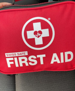 Swiss Safe 2-in-1 First Aid Kit (120 Piece) + Bonus 32-Piece Mini Kit: Compact, Lightweight for Emergencies at Home, Outdoors, Car, Camping, Workplace, Hiking & Survival 120 Piece Standard 44 C1Pj3XOV5VS