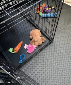 MidWest Homes for Pets Dog Crate Cover, Privacy Dog Crate Cover Fits MidWest Dog Crates, Machine Wash & Dry, Black, 48-Inch 36 C1QT5nk8SPS